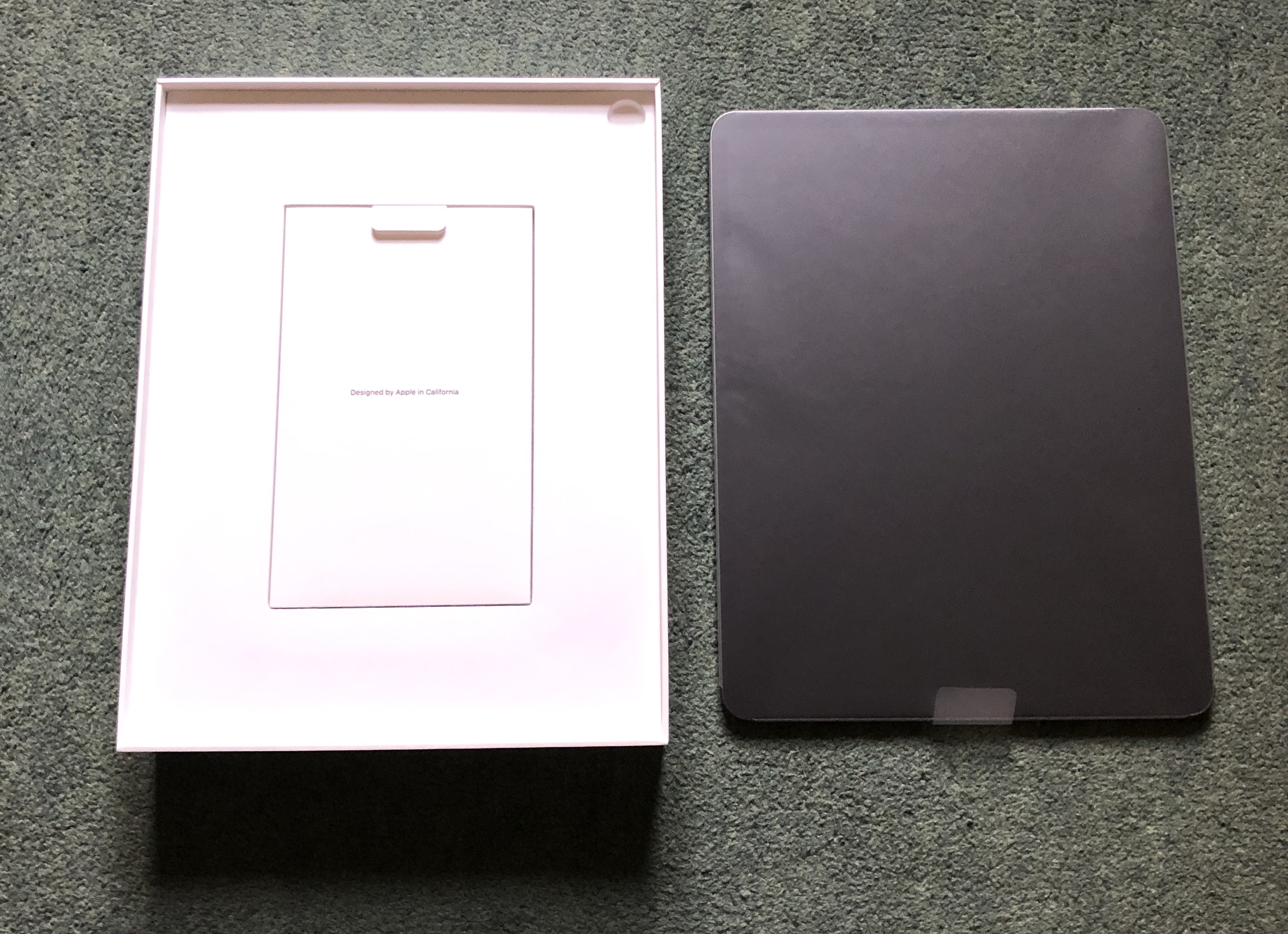 Documentation hidden under the iPad