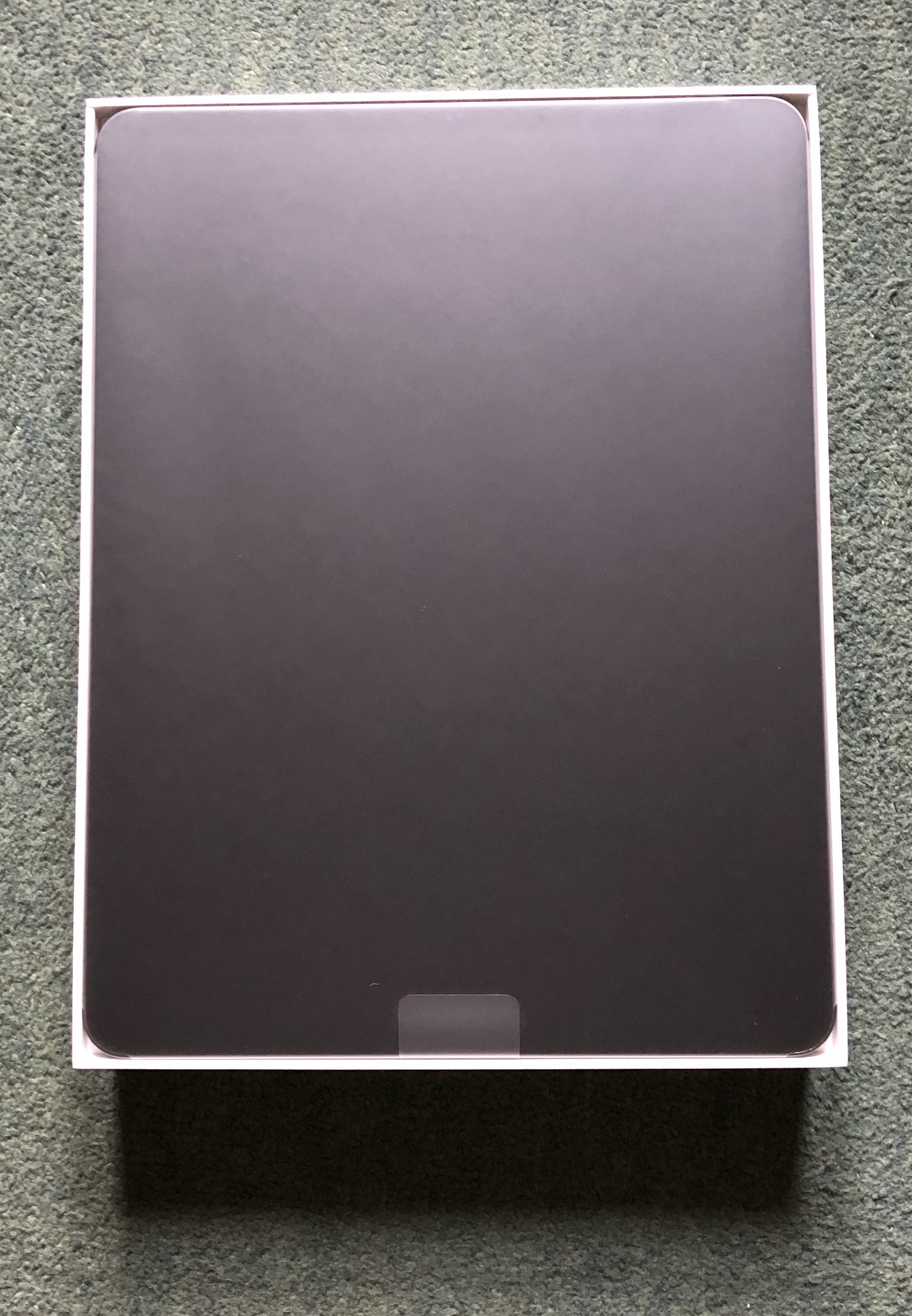 iPad takes up all of the box